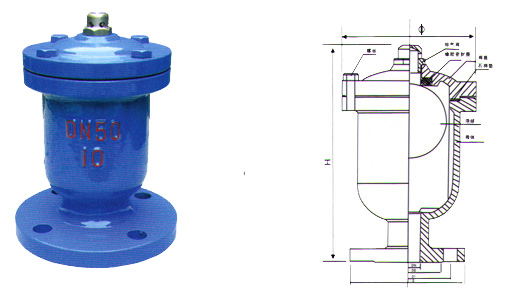 QB1法兰单口排气阀
