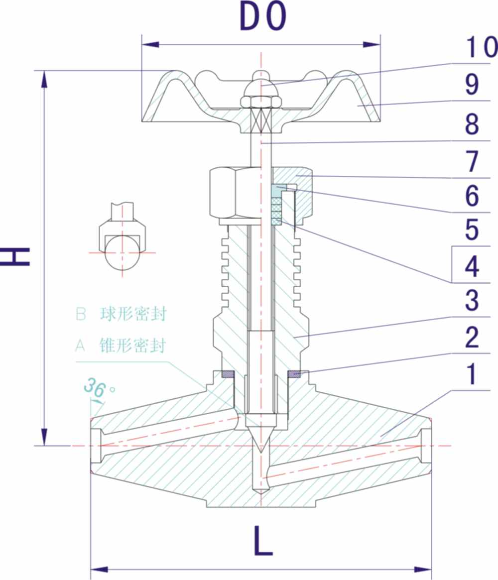 高温高压对焊截止阀