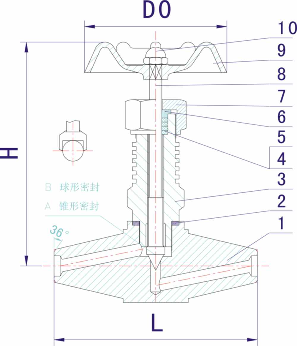 高温高压对焊截止阀